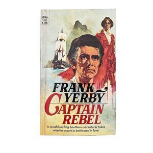 Captain Rebel by Frank Yerby Paperback Book Vintage Historical Fiction